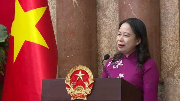 Phó Chủ tịch nước Võ Thị Ánh Xuân phát biểu tại buổi gặp mặt ảnh 1