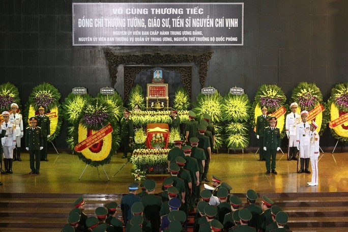 Lễ tang Thượng tướng Nguyễn Chí Vịnh. ảnh 1